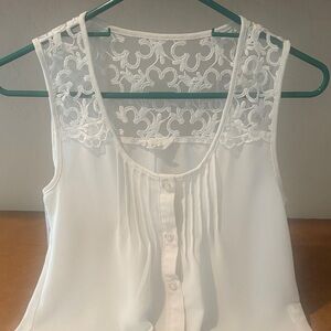 Ivory Embelleshed Top
